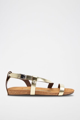 Sandalias de piel Grady - dorado