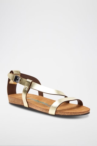 Sandalias de piel Grady - dorado