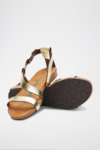 Sandalias de piel Grady - dorado