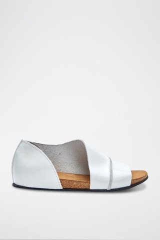 Sandalias de piel Lina - Blanco