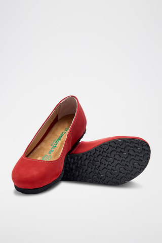 Bailarinas de nobuk Velda - Rojo