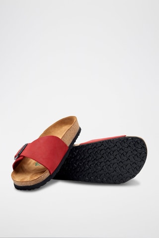 Sandalias de nobuk Adal - Rojo