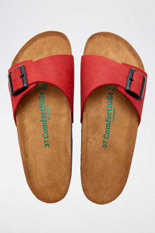 Sandalias de nobuk Adal - Rojo