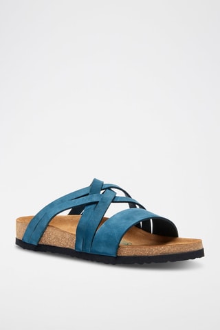 Sandalias de nobuk Mitzi - Azul marino