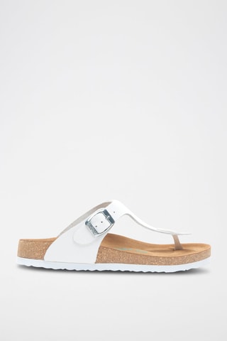 Sandalias de piel Aliz - Blanco