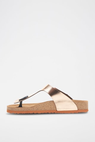Sandalias de piel Aliz - Rosa