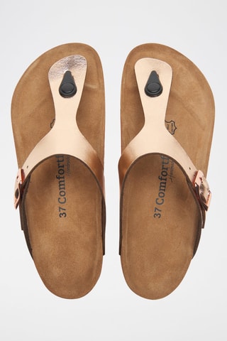 Sandalias de piel Aliz - Rosa