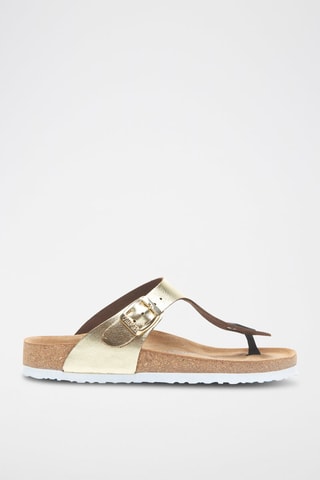 Sandalias de piel Aliz - dorado