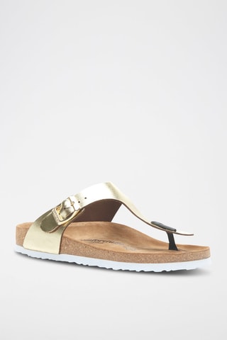Sandalias de piel Aliz - dorado