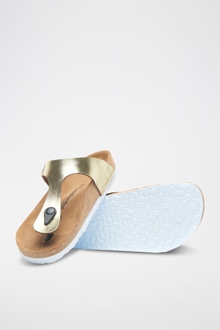 Sandalias de piel Aliz - dorado