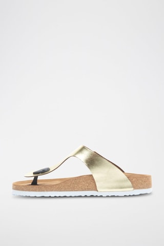Sandalias de piel Aliz - dorado