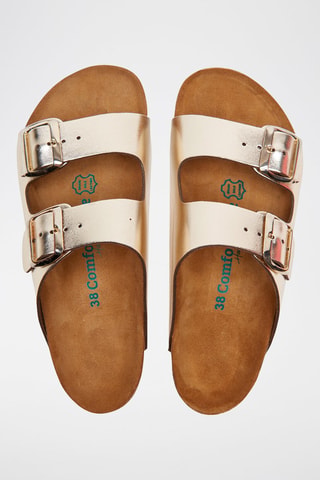 Sandalias de piel Bali - dorado