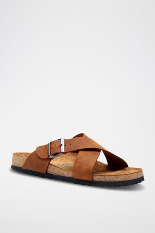 Sandalias de nobuk Cross - Marrón