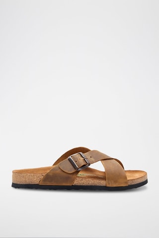 Sandalias de nobuk Cross - Marrón