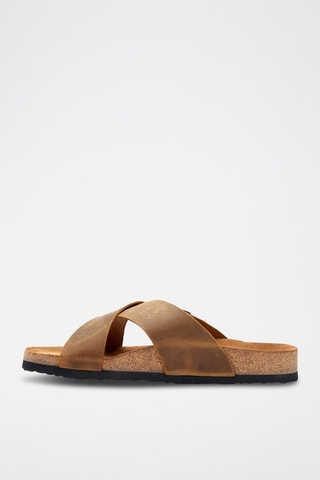 Sandalias de nobuk Cross - Marrón