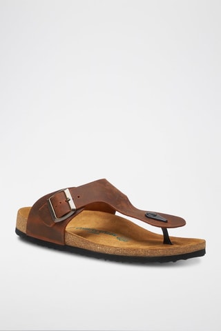 Sandalias de piel Maui - Marrón