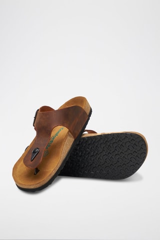 Sandalias de piel Maui - Marrón