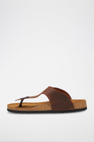 Sandalias de piel Maui - Marrón