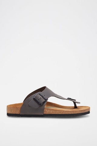 Sandalias de piel Maui - Gris