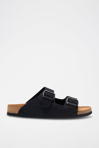 Sandalias de nobuk Bali - Negro
