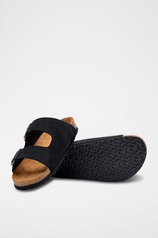 Sandalias de nobuk Bali - Negro