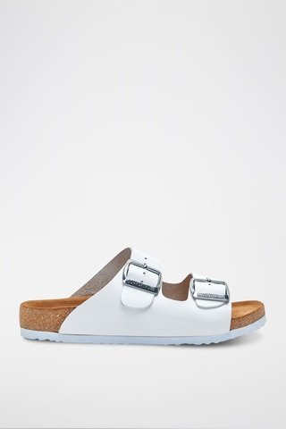 Sandalias de piel Bali - Blanco