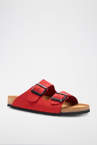 Sandalias de nobuk Bali - Rojo