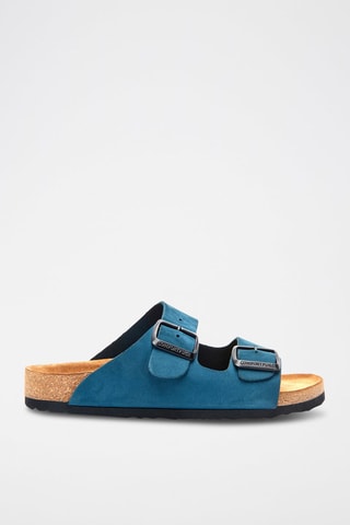 Sandalias de nobuk Bali - Azul marino