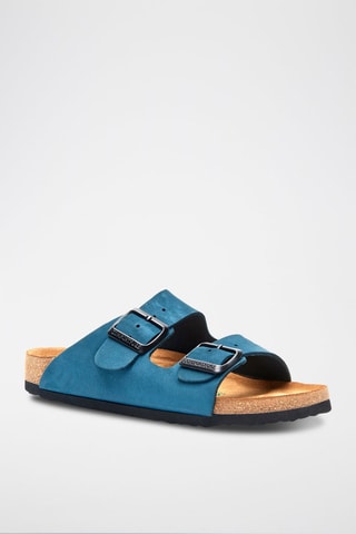Sandalias de nobuk Bali - Azul marino