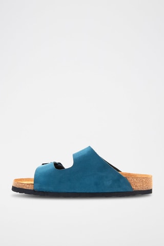 Sandalias de nobuk Bali - Azul marino