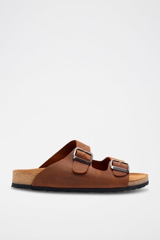 Sandalias de piel Bali - Marrón