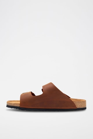 Sandalias de piel Bali - Marrón