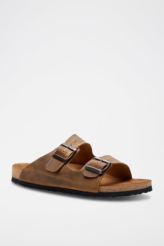 Sandalias de piel Bali - Marrón