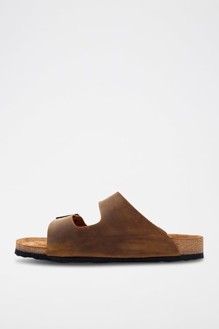 Sandalias de piel Bali - Marrón