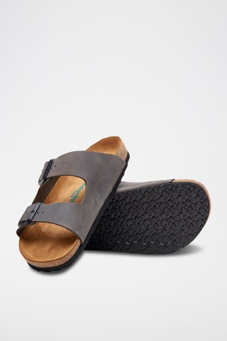 Sandalias de piel Bali - Gris