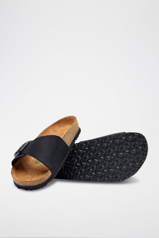 Sandalias de nobuk Adal - Negro