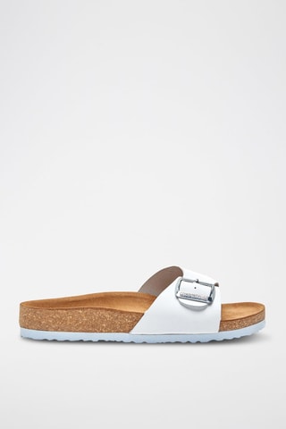 Sandalias de piel Adal - Blanco