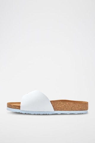 Sandalias de piel Adal - Blanco