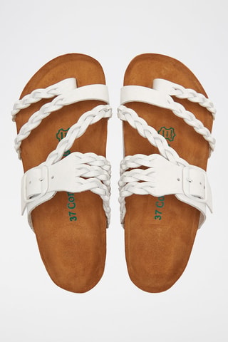 Sandalias de piel Naomi - Blanco