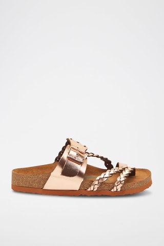 Sandalias de piel Naomi - Rosa