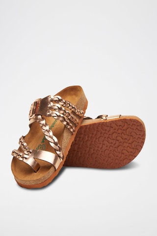 Sandalias de piel Naomi - Rosa