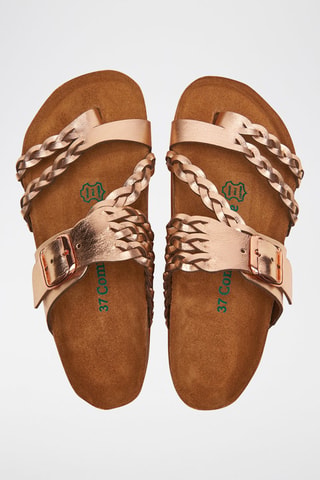 Sandalias de piel Naomi - Rosa