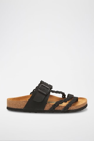 Sandalias de nobuk Naomi - Negro