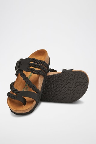 Sandalias de nobuk Naomi - Negro