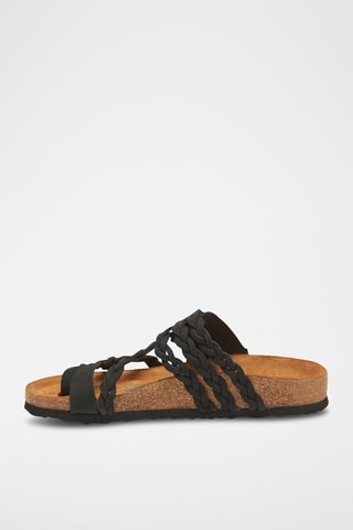 Sandalias de nobuk Naomi - Negro
