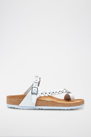 Sandalias de piel Ilva - Blanco