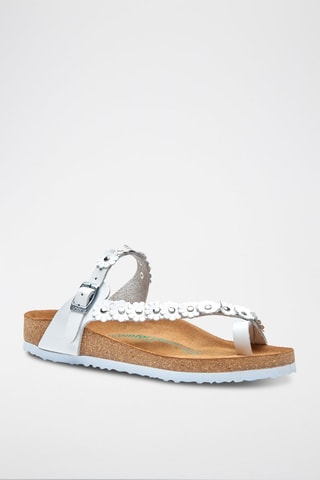 Sandalias de piel Ilva - Blanco
