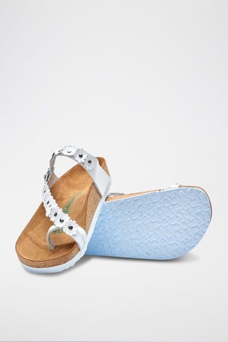 Sandalias de piel Ilva - Blanco
