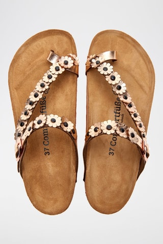 Sandalias de piel Ilva - Rosa