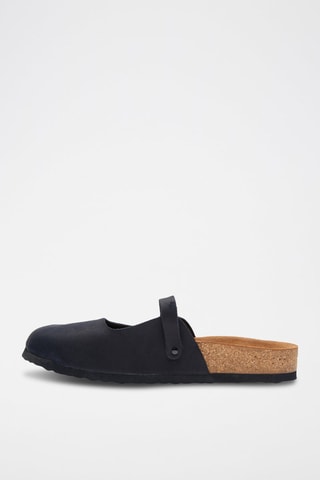 Zuecos de nobuk Kelly - Negro